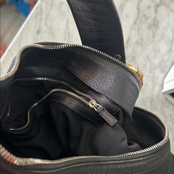 Authentic Gucci Black Hobo Bag with Bamboo Accents - Picture 14 of 15